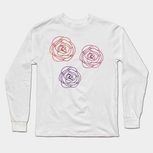 Rose set Long Sleeve T-Shirt